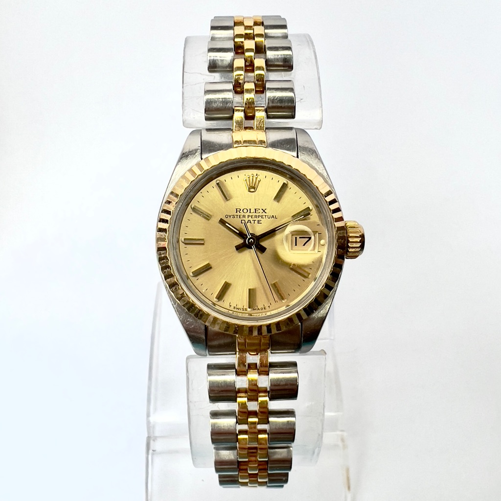 Rolex Oyster Perpetual Date Automatic 26mm 2 Tone Watch